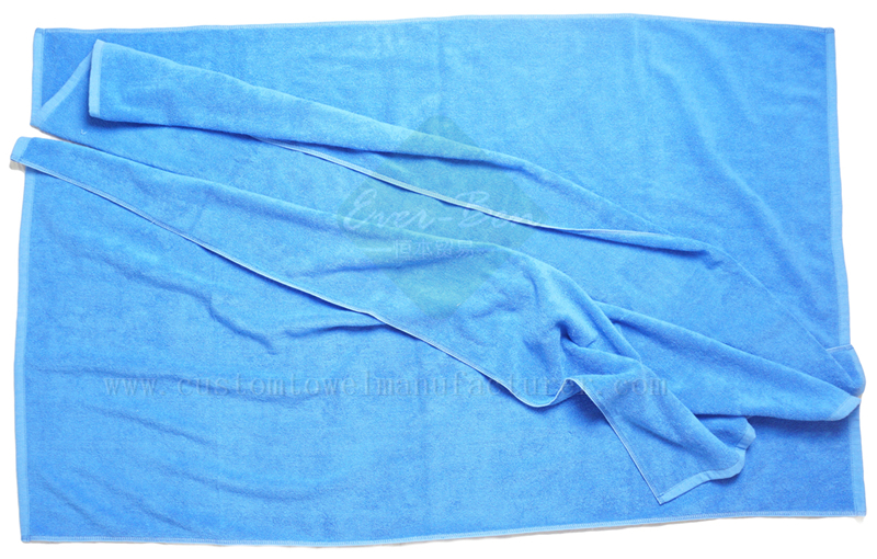 China EverBen egyptian cotton Bathroom Towels large square blue cottone towel sheet fabric supplier